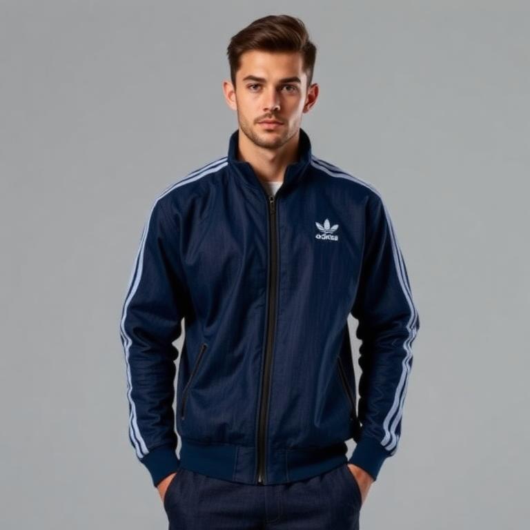 JAQUETA JEANS ADICOLOR FIREBIRD TRACK TOP