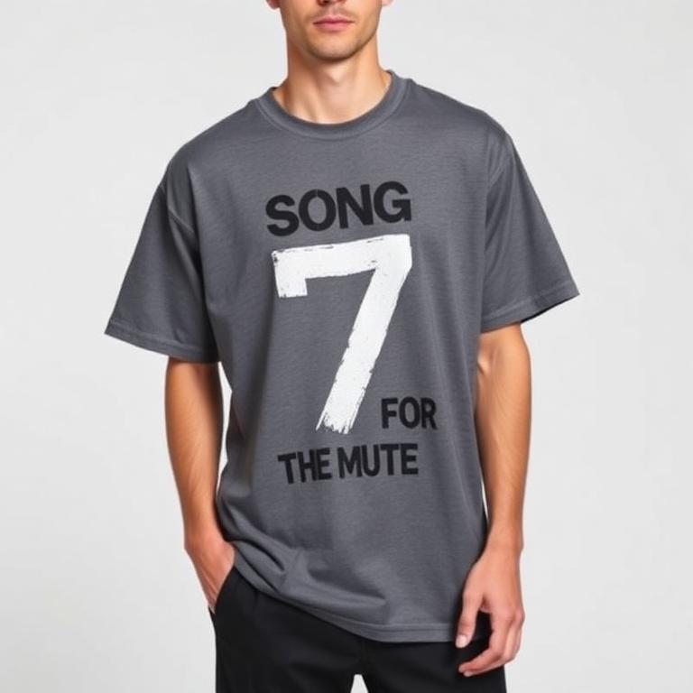 CAMISETA DE MANGA CURTA SONG FOR THE MUTE 007